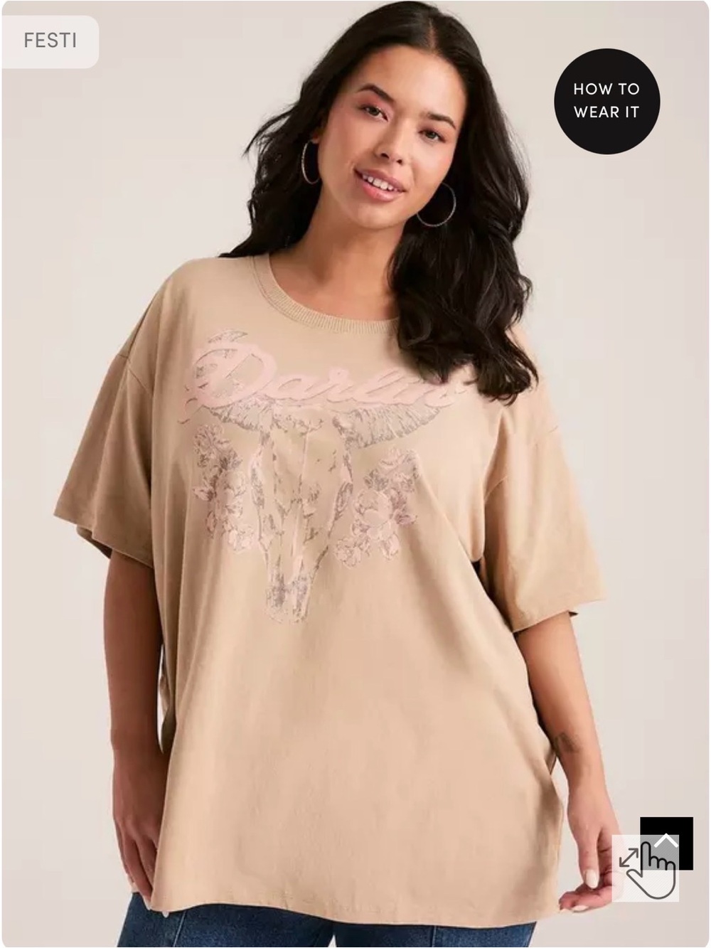 Torrid Festi Oversized Tee